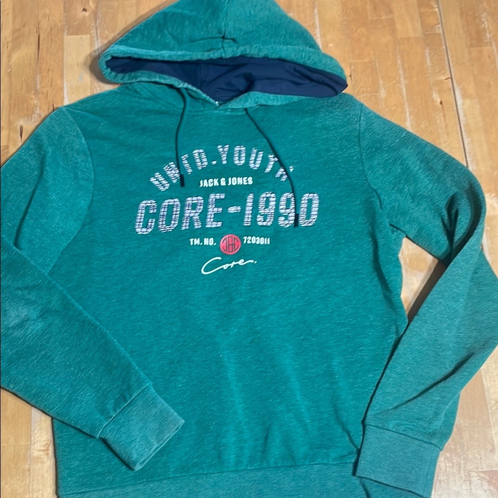 Jack & Jones Green Hoodie for Men